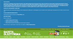 Desktop Screenshot of gazetaolsztynska.pl