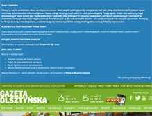 Tablet Screenshot of gazetaolsztynska.pl